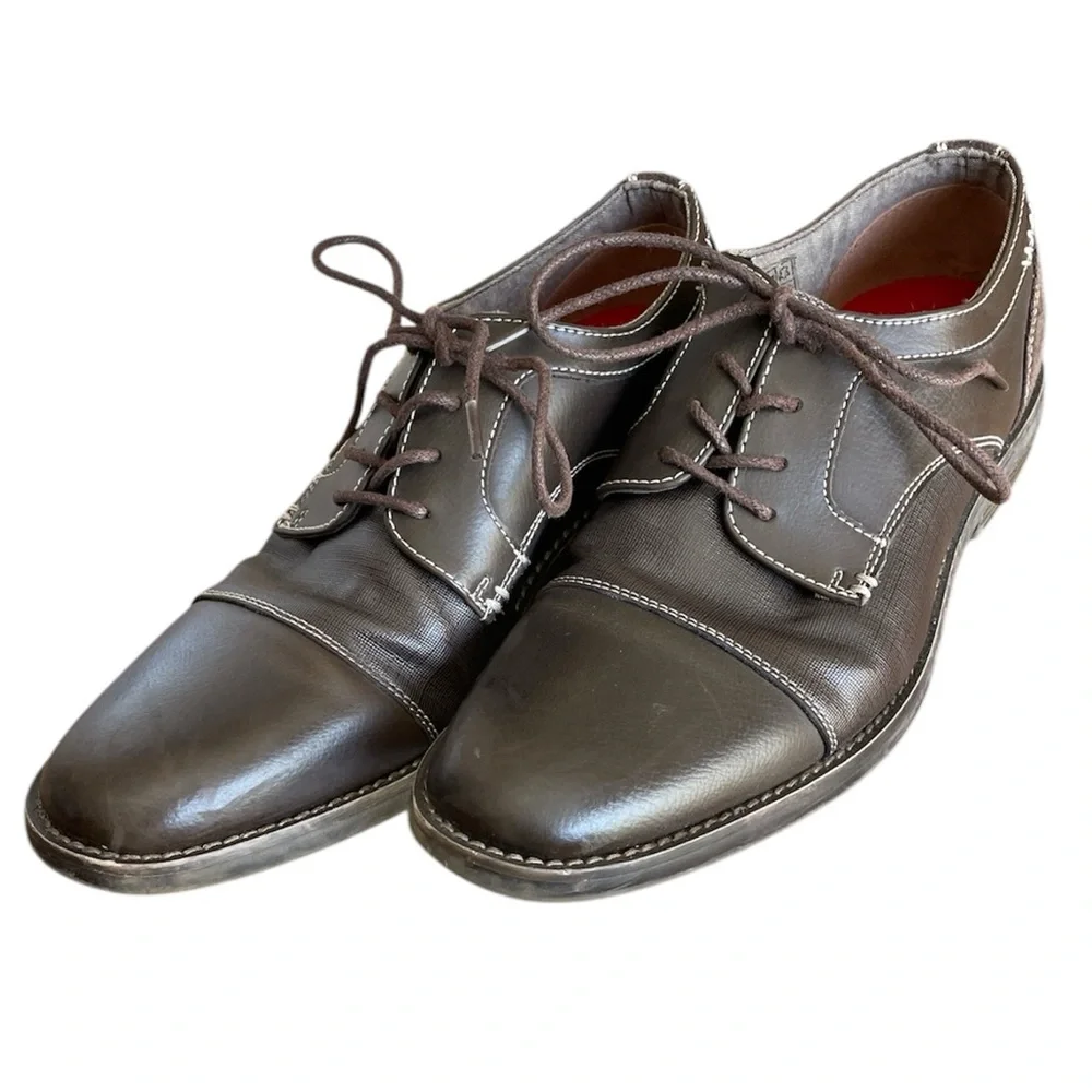 Original Penguin Brown Leather Oxfords